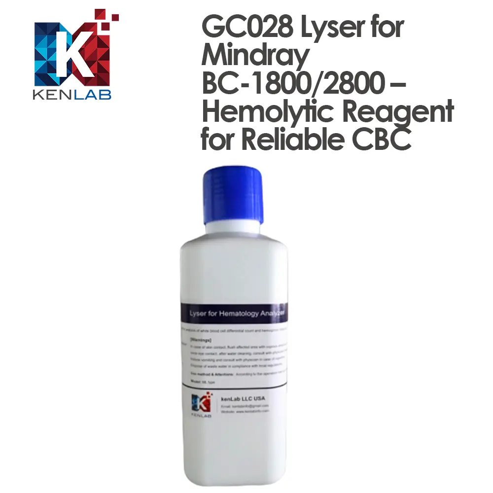 GC028 Lyser for Mindray BC-1800/2800 – Hemolytic Reagent for Reliable CBC